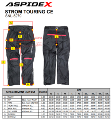 Pantaloni Moto Estivi Impermeabile Imbottitura Termica Estraibile Traspirante | Nero - Giallo fluo)