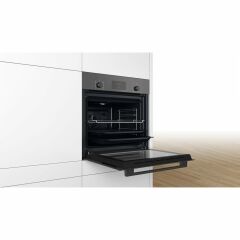 Bosch HBF512BH1T Antrasit Gri 66 lt Ankastre Fırın