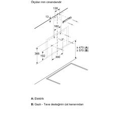 Bosch DWK66PJ60T Siyah Duvar Tipi Davlumbaz