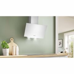 Bosch DWK64PJ20T Beyaz Duvar Tipi Ankastre Davlumbaz