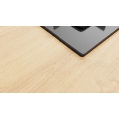 Bosch POP6C9P30O Cam Antrasit Gri Ankastre Ocak