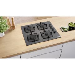 Bosch POP6C9P30O Cam Antrasit Gri Ankastre Ocak