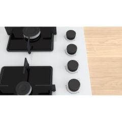 Bosch POP6C2P31O 60 cm Beyaz Cam Ankastre Ocak