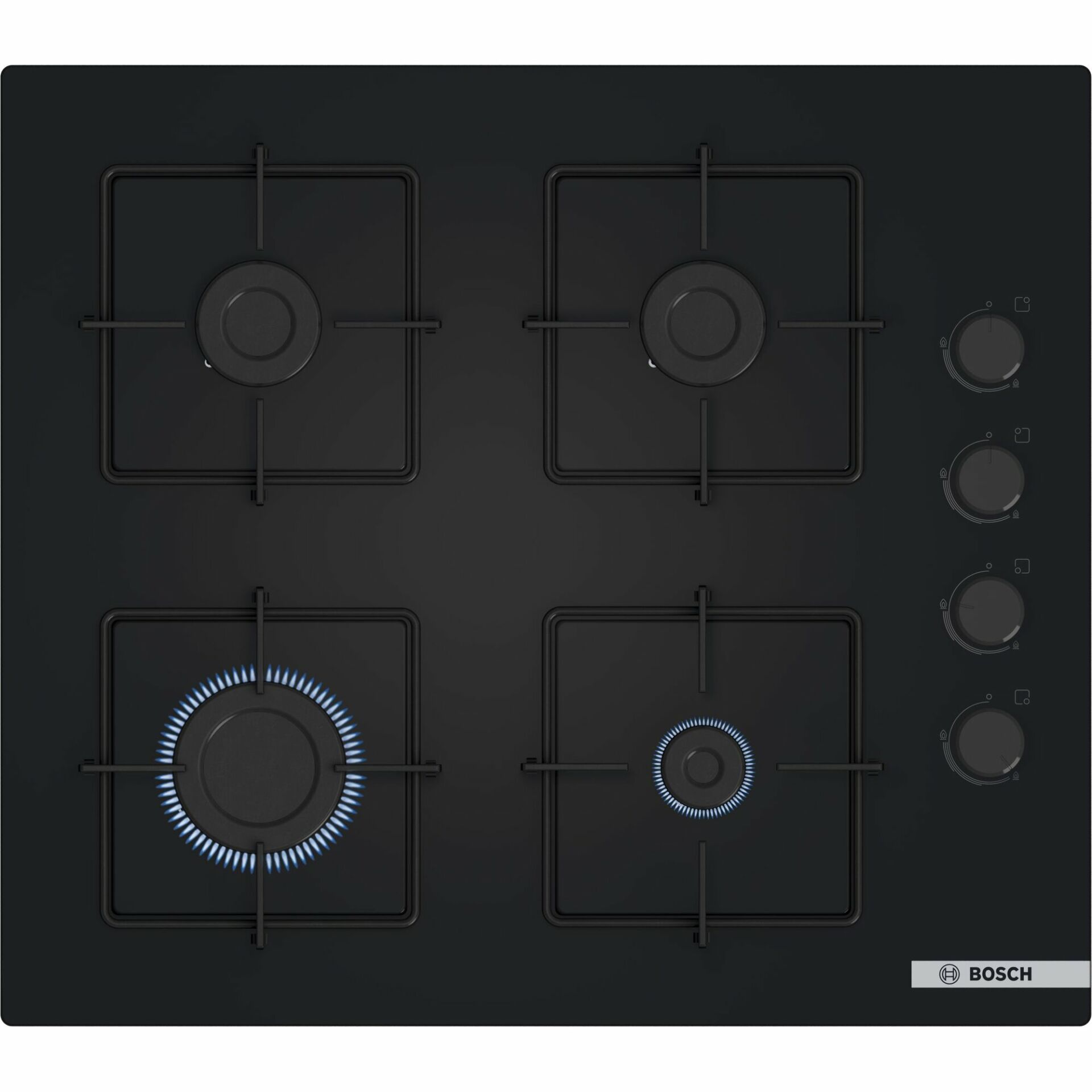 Bosch POP6C6P31O 60 cm Siyah Cam Ankastre Ocak