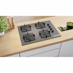 Bosch POP7C9P31O Gazlı Ocak 67 Cm Sert Cam Antrasit Gri Serie 4