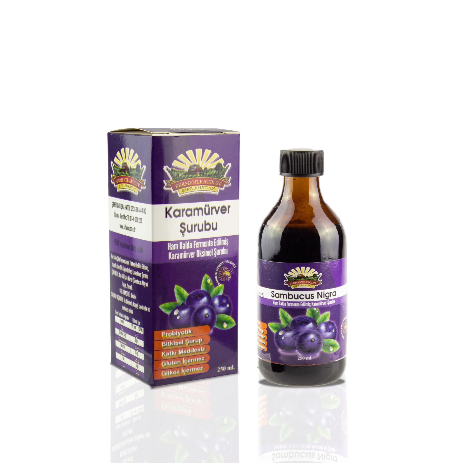 Kara Mürver Şurubu (250 ml)