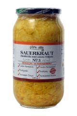 Sauerkraut (Ekşi Lahana Turşusu) No3 Zerdeçallı (1000cc.)