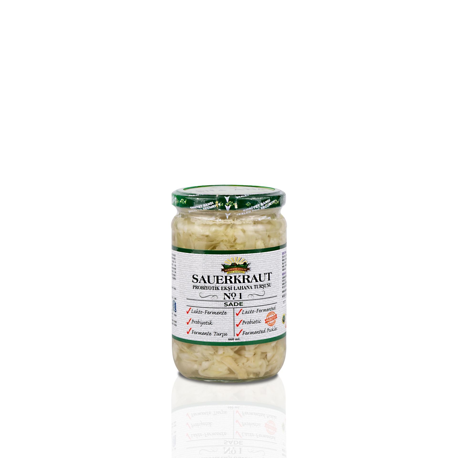 Sauerkraut (Ekşi Lahana Turşusu) No1 Sade (660cc.)