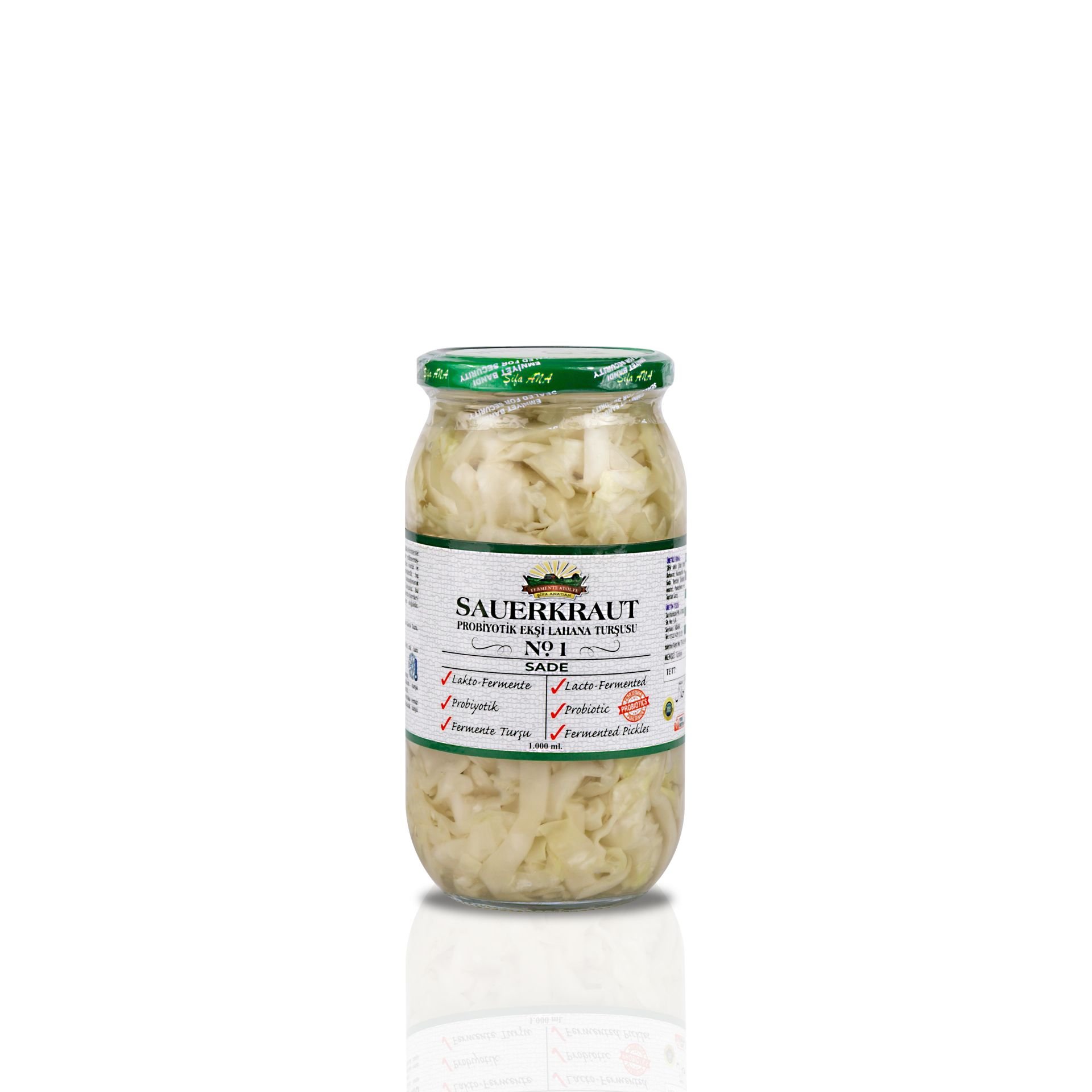 Sauerkraut (Ekşi Lahana Turşusu) No1 Sade (1000cc.)