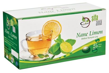 شاي بالنعناع والليمون (25 علبة)