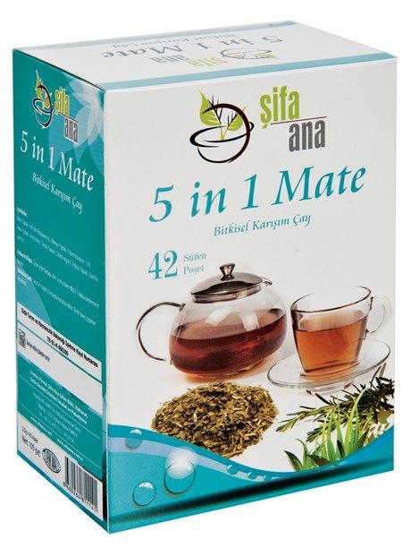 شاي خليط الأعشاب 5 في 1 ميت (42 قطعة)