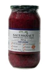 Sauerkraut (Ekşi Lahana Turşusu) No4 Mor Lahana (1000cc.)