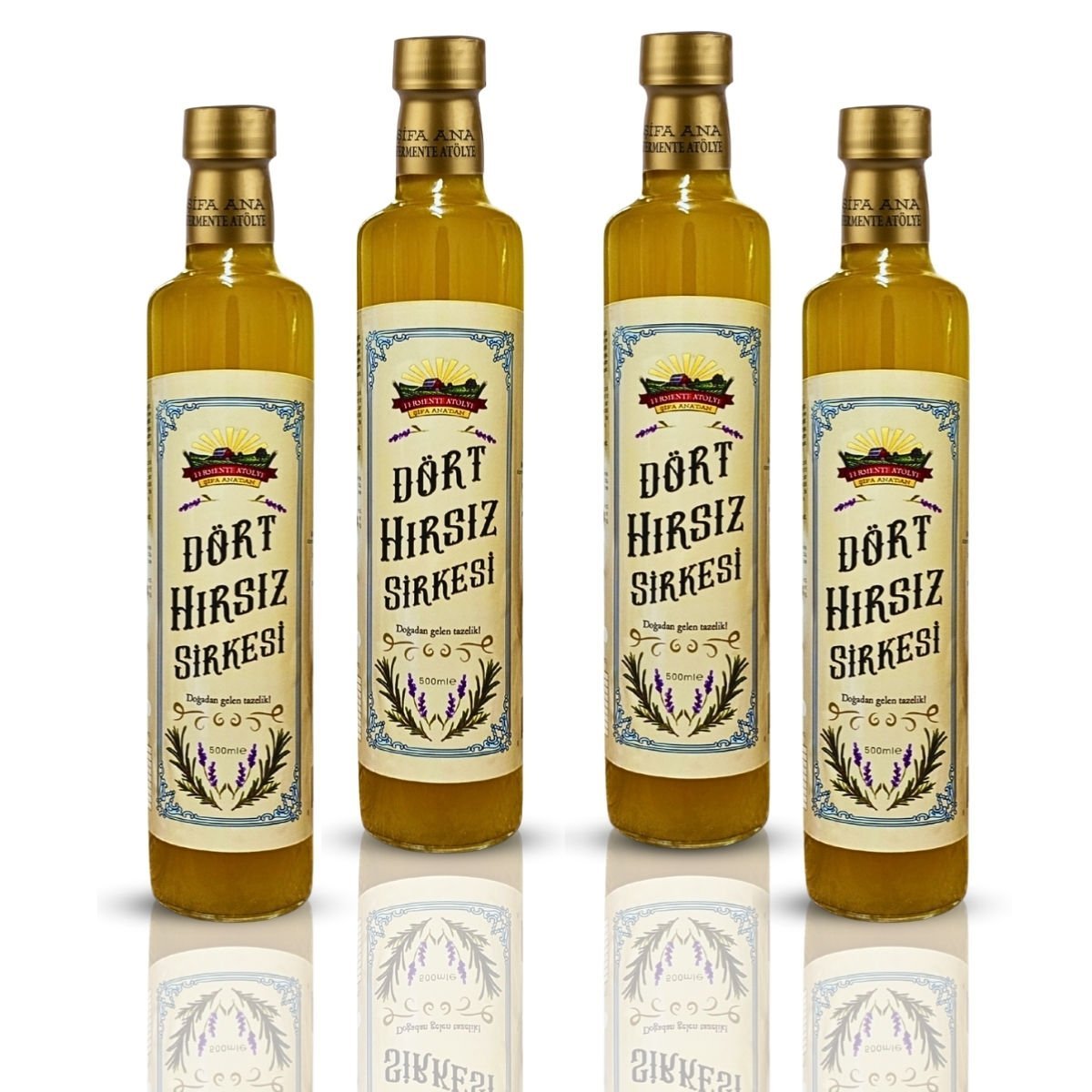 4 Adet Dört Hırsız Sirkesi (4x500 ml)