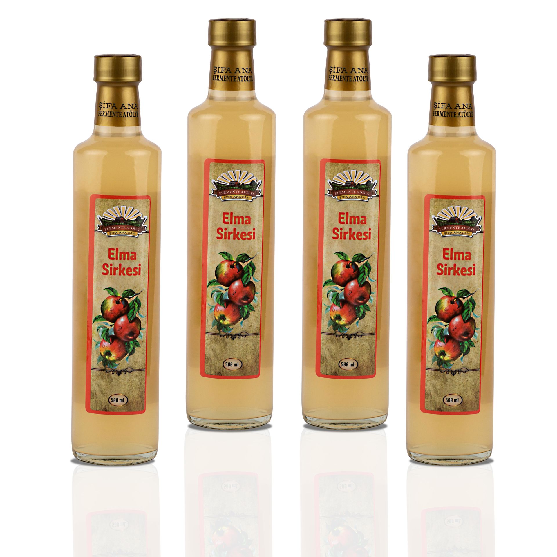 Elma Sirkesi (4x500 ml)