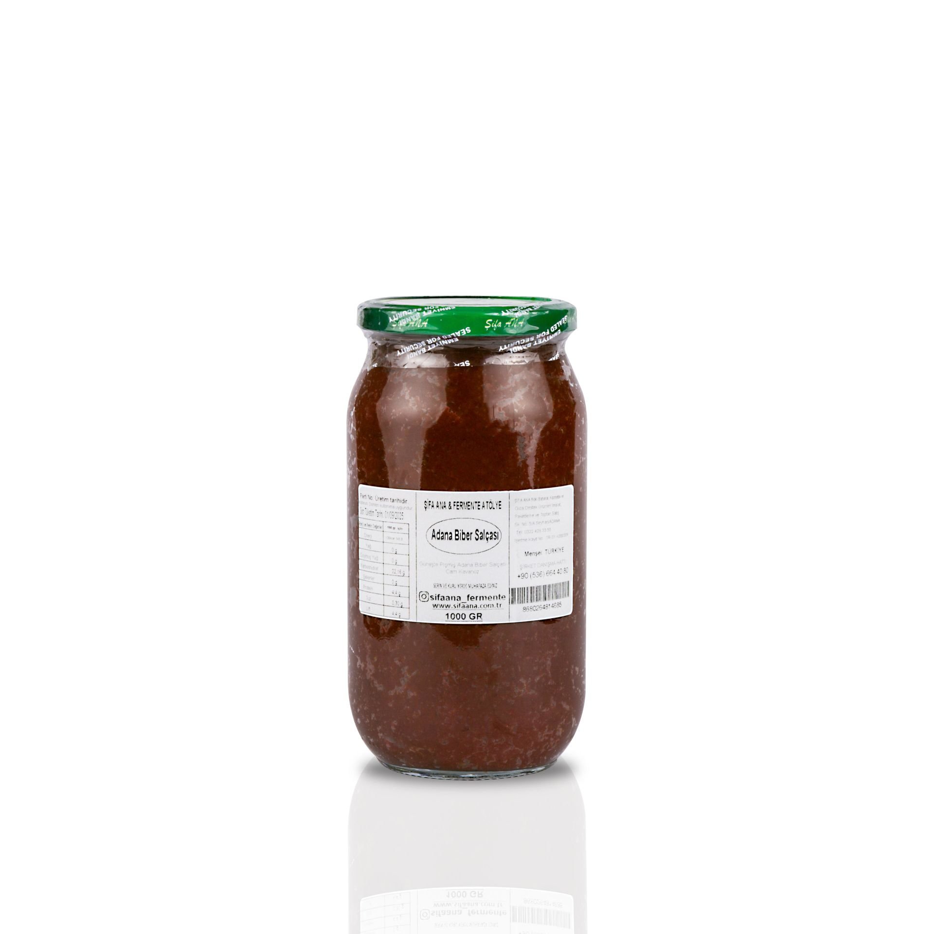 Adana Biber Salçası (1000 gr.) Güneşte Pişmiş
