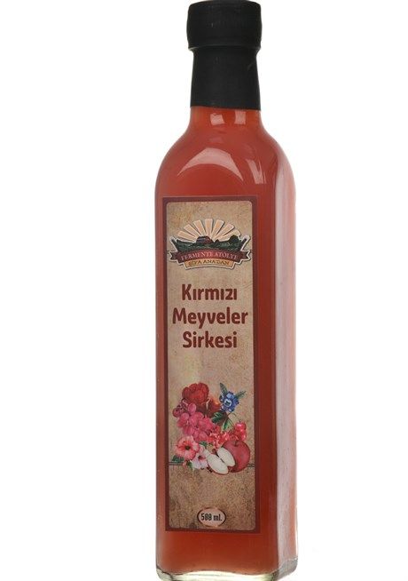 Kırmızı meyveler sirkesi 500 ml