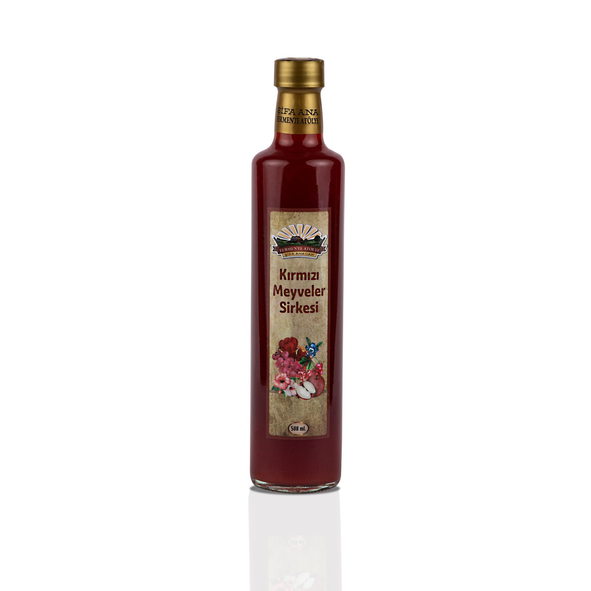 Kırmızı meyveler sirkesi 500 ml