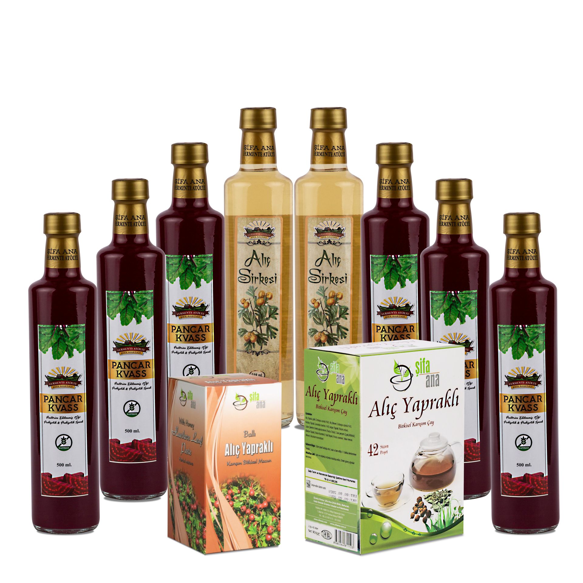 Alıç Setli 6'lı Pancar Kvass (10 ürün)