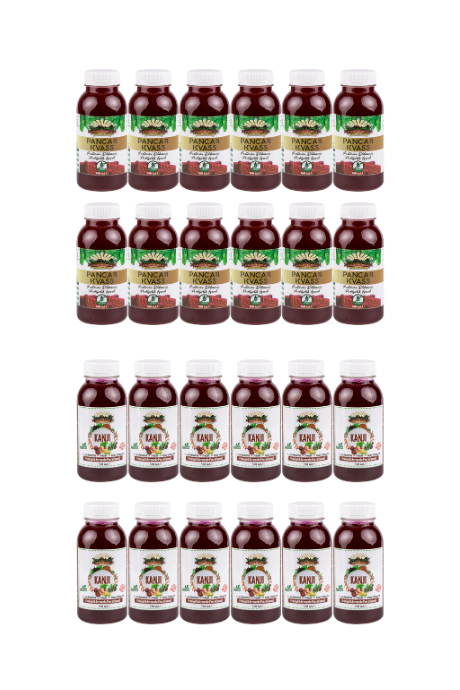 24'lü 300 ml. Pancar Kvass & Pancar Kanji Paketi