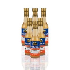 6 Adet Taze Çilekli Kombucha (250ml.) Cam Şişede