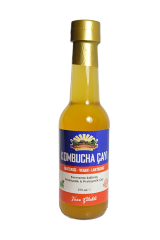 6 Adet Taze Çilekli Kombucha (250ml.) Cam Şişede