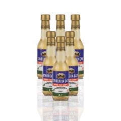 6 Adet Sade Kombucha (250ml.) Cam Şişede
