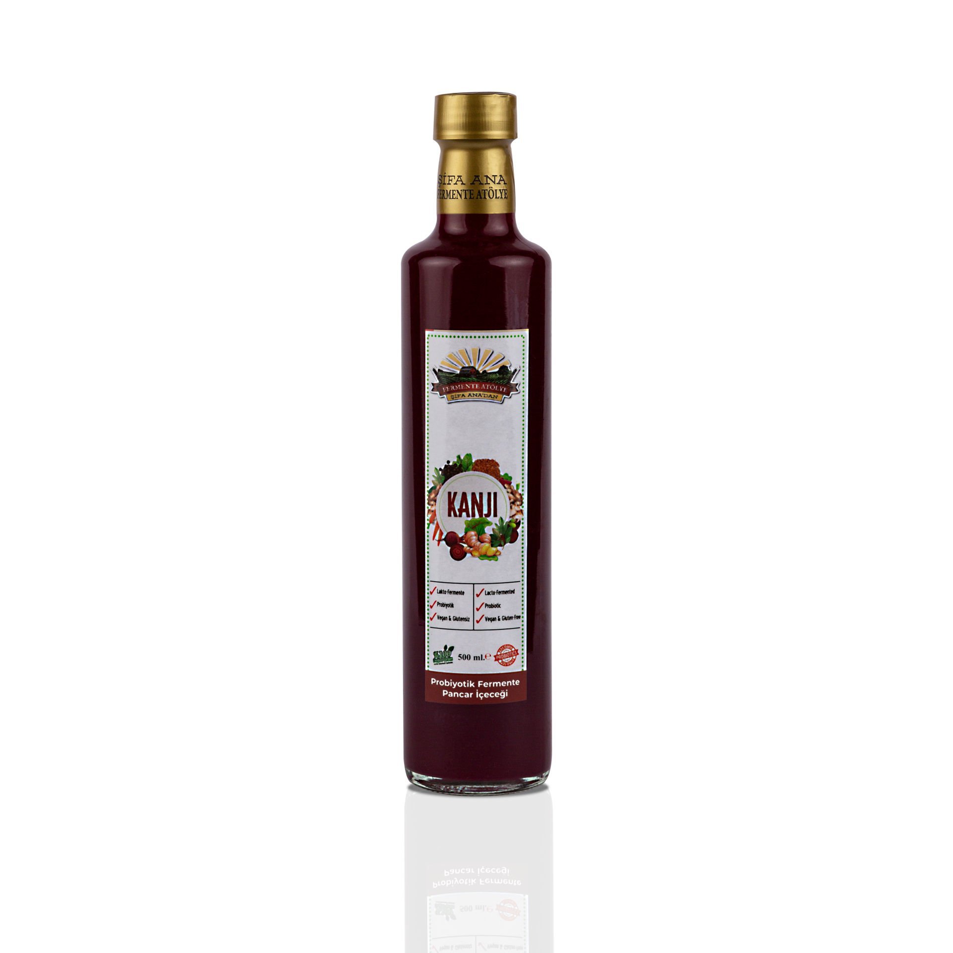 Pancar Kanji (500ml.) Cam Şişede
