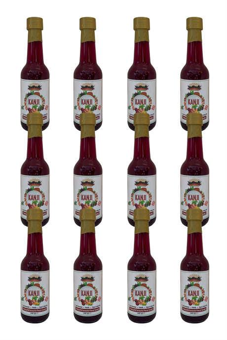 12 Pieces of Beetroot Kanji (250ml.) in Glass Bottle