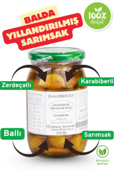 Zerdeçallı Karabiberli Ballı Sarımsak Kürü (370 ml)