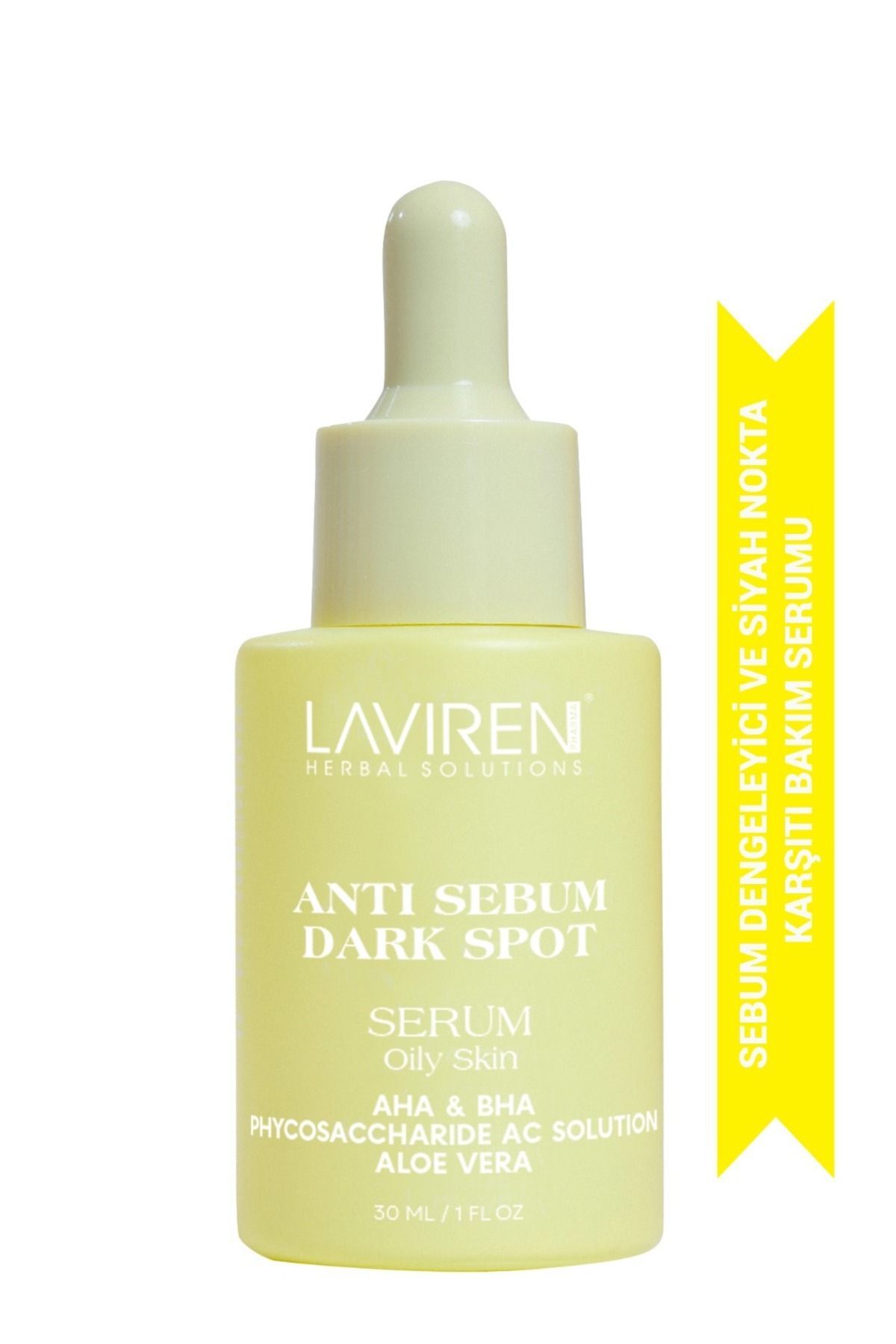 Sebum & Siyah Nokta Önleyici Cilt Pürüzsüzleştirici (AHA & BHA) Serum 30 ml