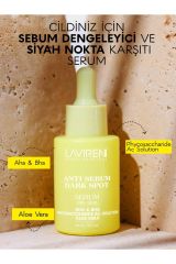 Sebum & Siyah Nokta Önleyici Cilt Pürüzsüzleştirici (AHA & BHA) Serum 30 ml