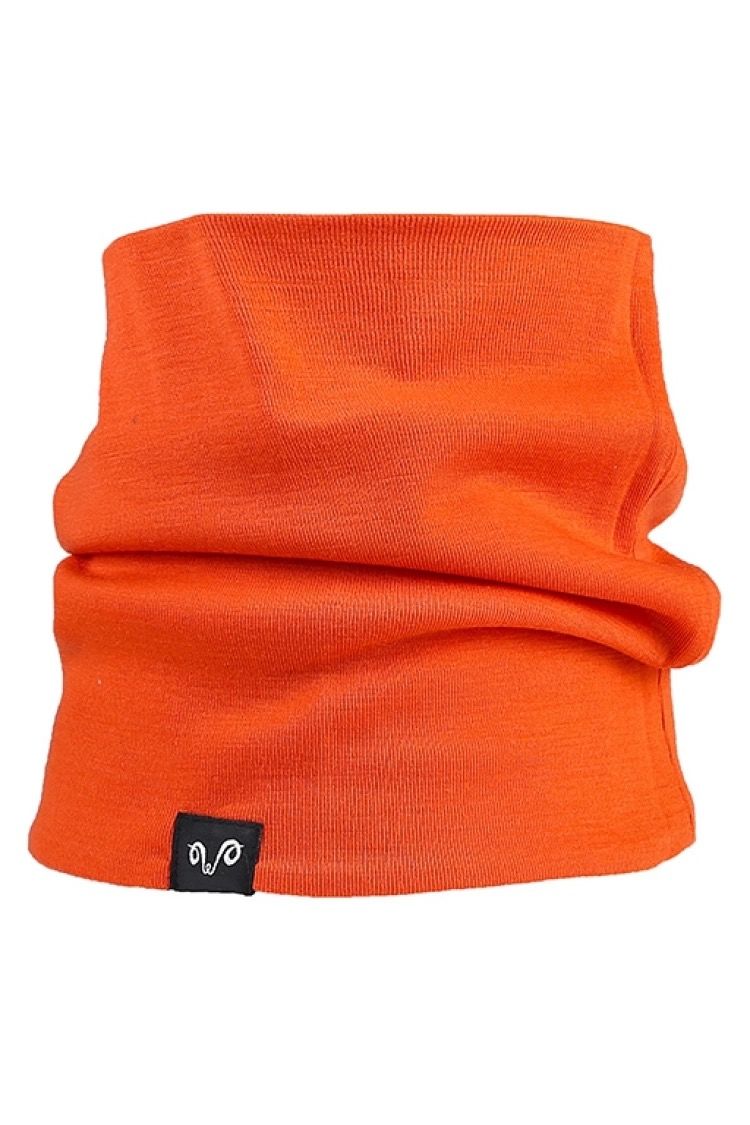 Woolona 100% Merinos Yün BOYUNLUK Orange