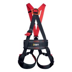 Tarzan Full Body Harness Black-Red