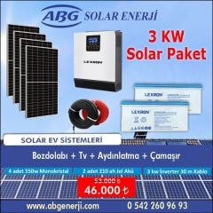 ABG 3 KW SOLAR PAKET