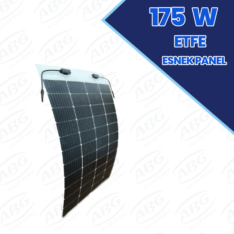 175W 10BB ETFE ESNEK MONOKRİSTAL GÜNEŞ PANELİ