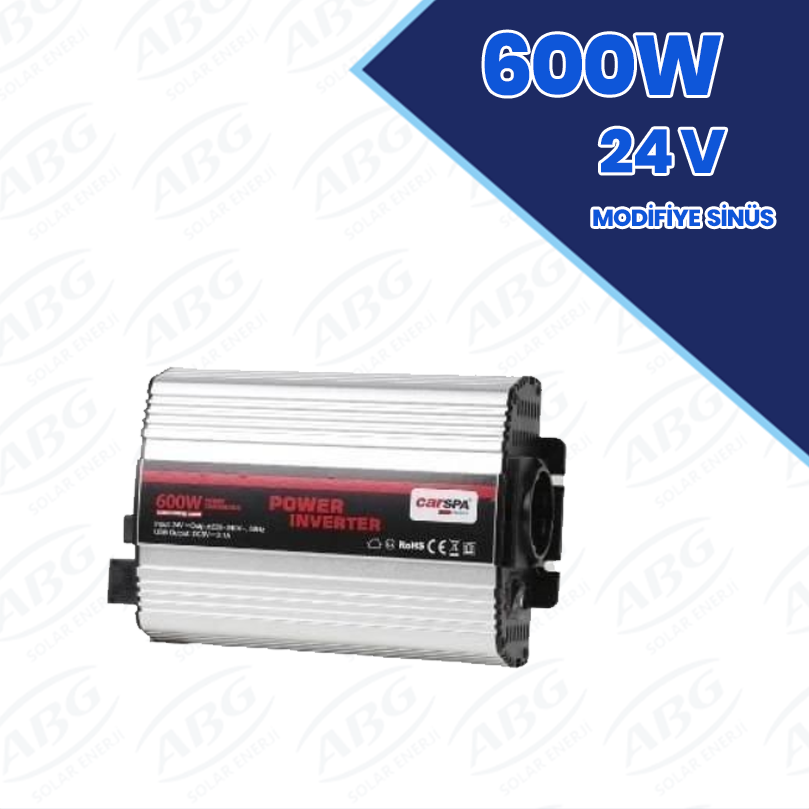 CARSPA 600W-24V MODİFİYE SİNÜS İNVERTER