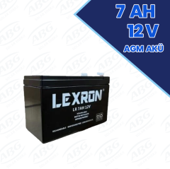 LEXRON 7AH-12V KURU TİP AKÜ