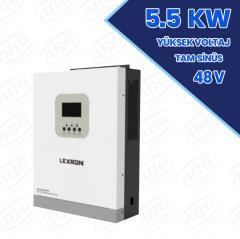 LEXRON 5500W MPPT PARALEL 120-500V PV INPUT 100A MPPT INVERTER PARALLENEBİLİR