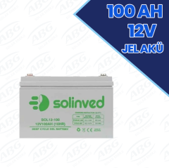 SOLİNVED 12V 100AH JEL AKÜ