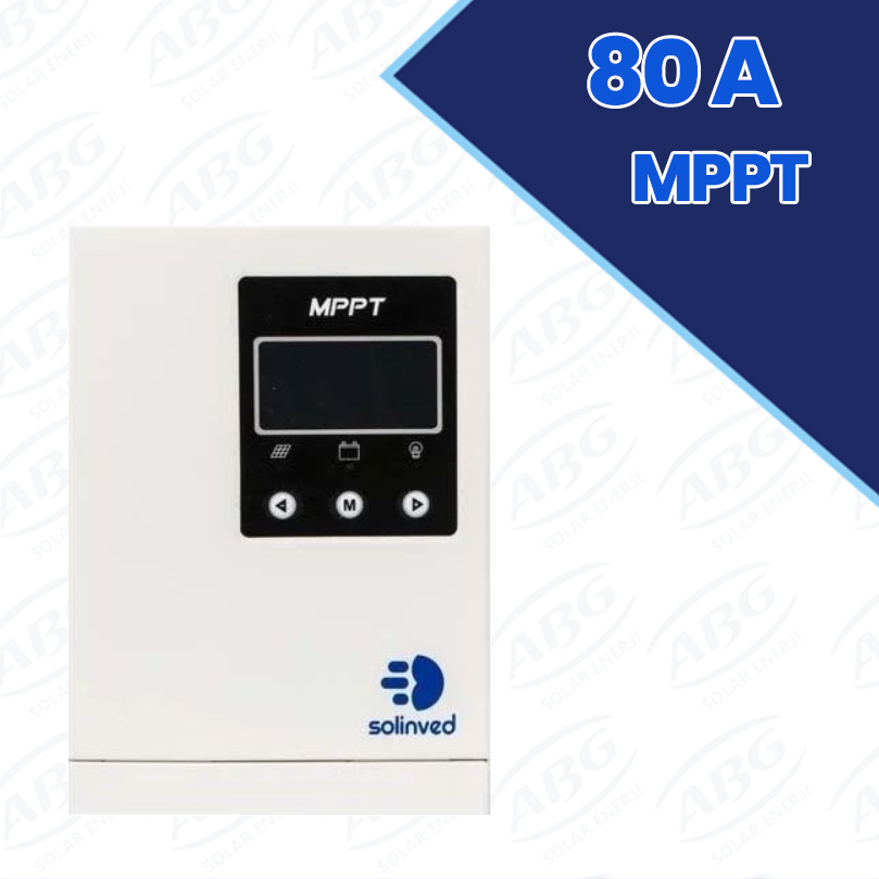 Solinved 80A Mppt Şarj Kontrol Cihazı 12V 24V 48V