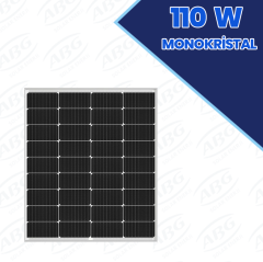 110W MONOKRİSTAL GÜNEŞ PANELİ