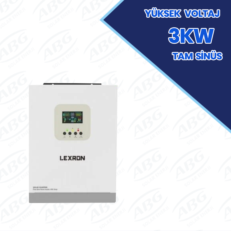 LEXRON 3KW HV MPPT 40-500 PV INPUT AKILLI İNVERTER