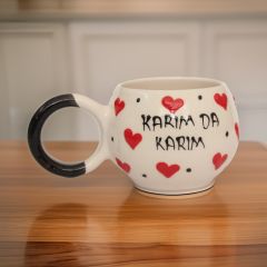 İlbay Ece Seramik Kupa Bardak Mug Karım da Karım