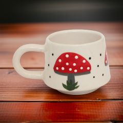 Klasik Seramik Kupa Mug Mantar