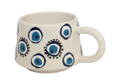 İlbay Seramik Kupa Mug Klasik Yuvarlak Nazar