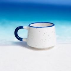 İlbay Seramik Kupa Mug Klasik Mavi Simli