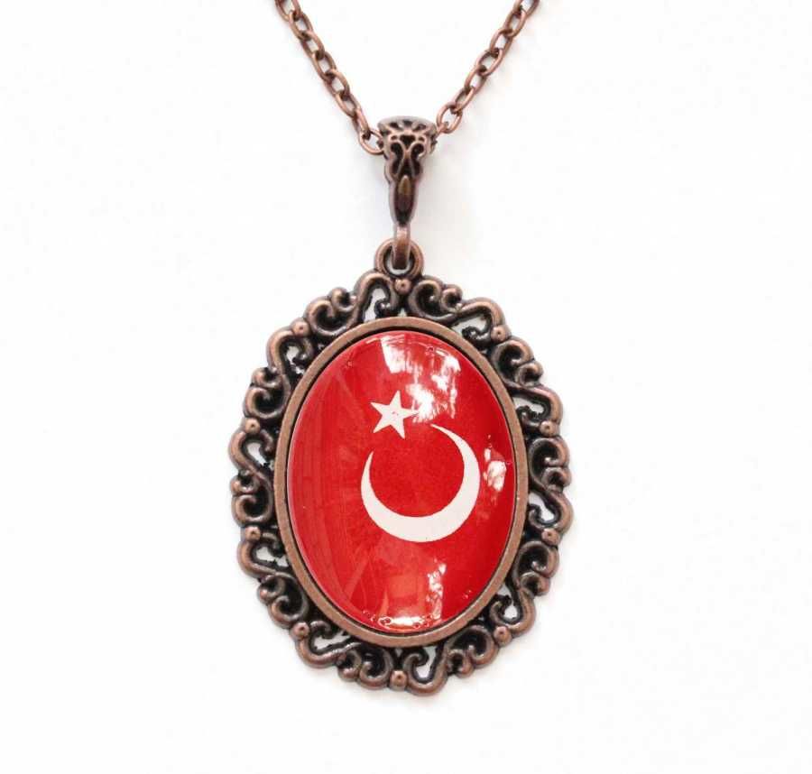 İlbay Çini Seramik Kolye 433DS082