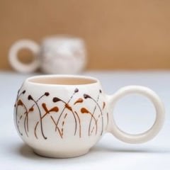 İlbay Seramik Kupa Bardak Mug Ece Modern Kahve
