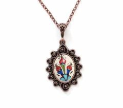 İlbay Çini Seramik Kolye 115DS030