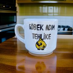 İlbay Seramik Times Kupa Bardak Mug Göbek Adımız Tehlike